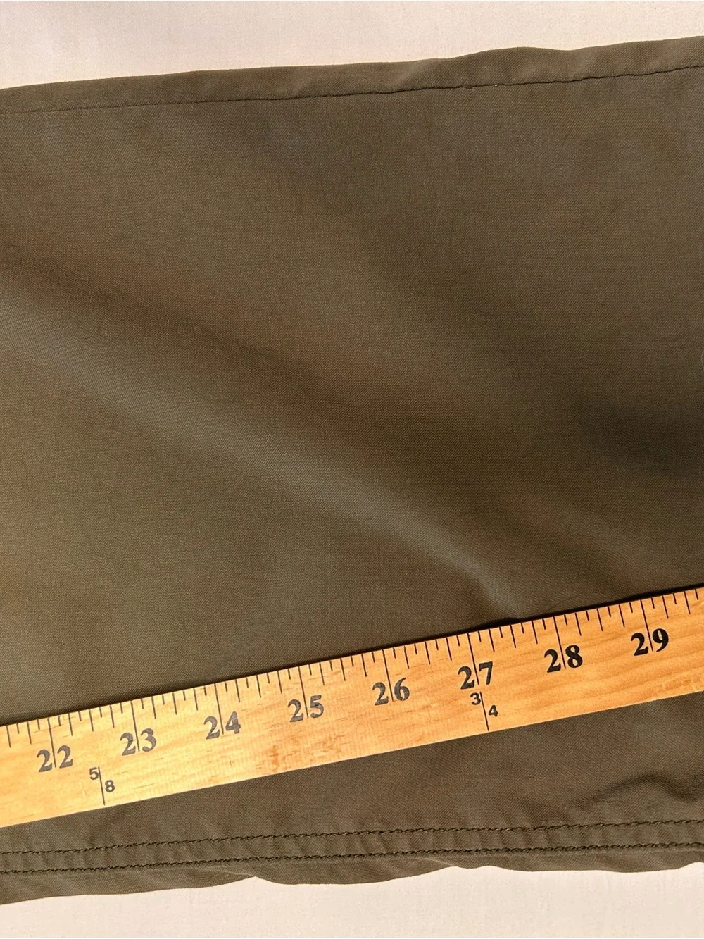 prAna Pants Mens 38x32 Slim Fit Olive Green Stretch Outdoor Travel